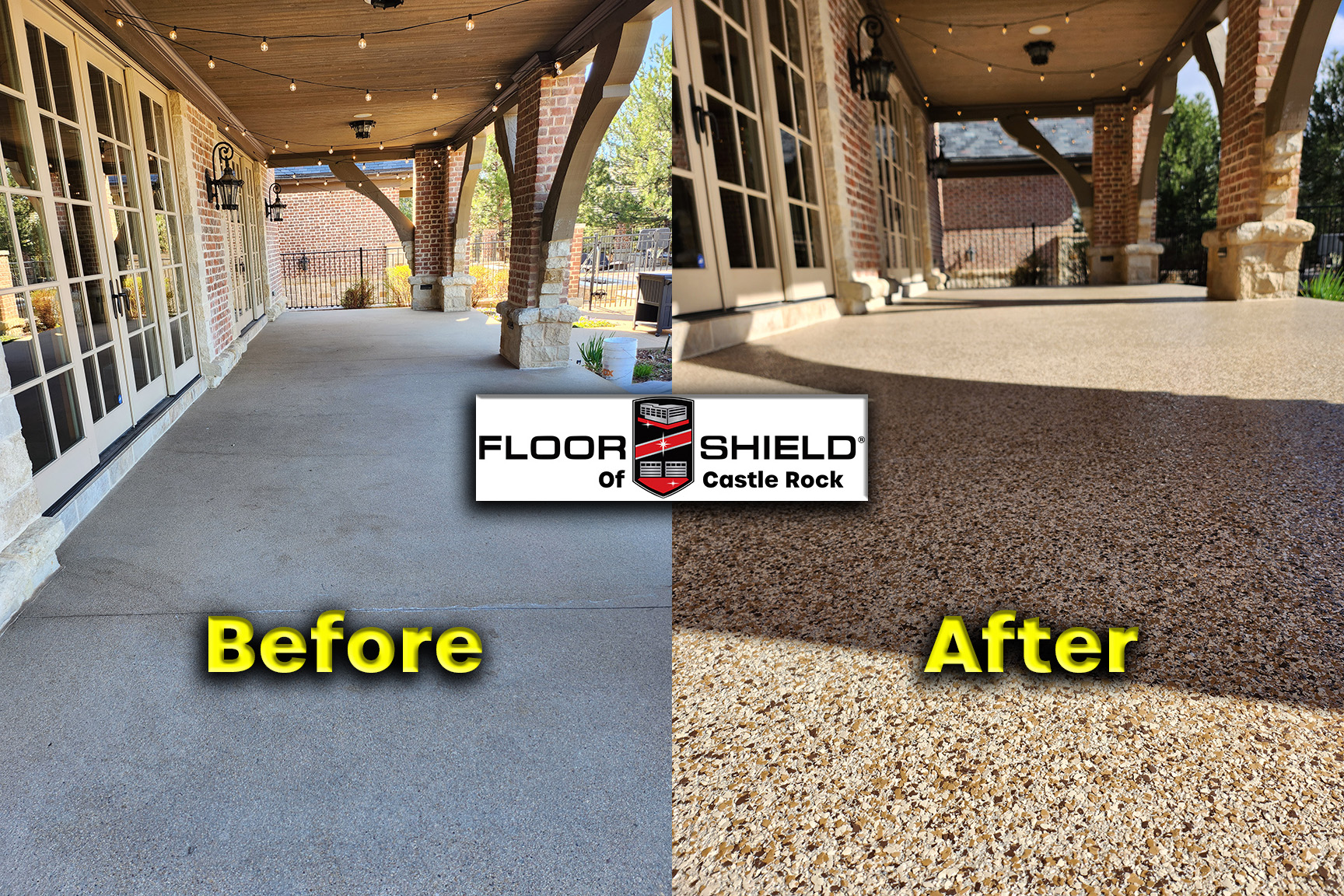 Patio Season has arrived in Colorado.  How to protect and transform your ugly concrete. (1)